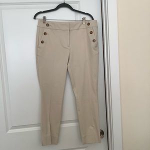 Ann Taylor loft tan ankle pant